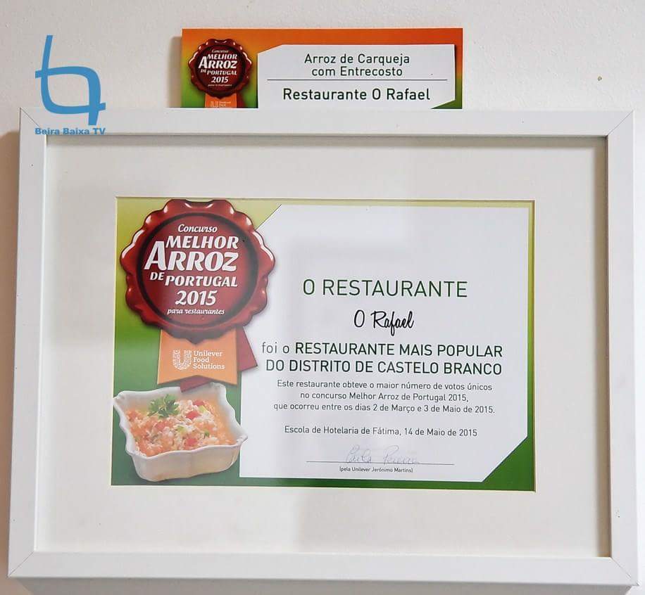 Restaurante O Rafael Menu