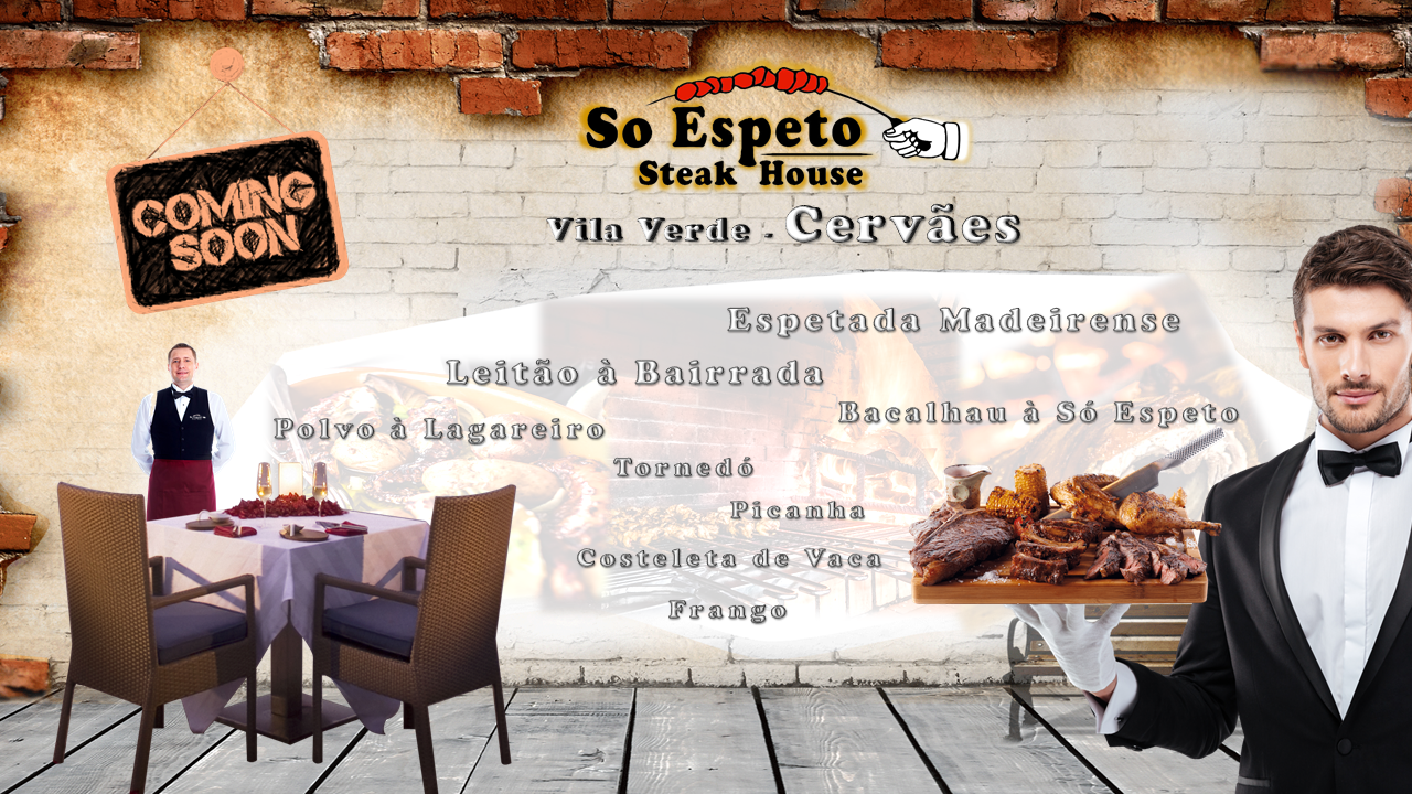 Restaurante Só Espeto - Cervães Menu