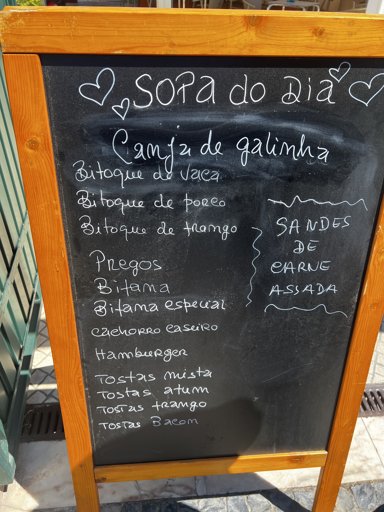 Pinheirinho de Mel Menu