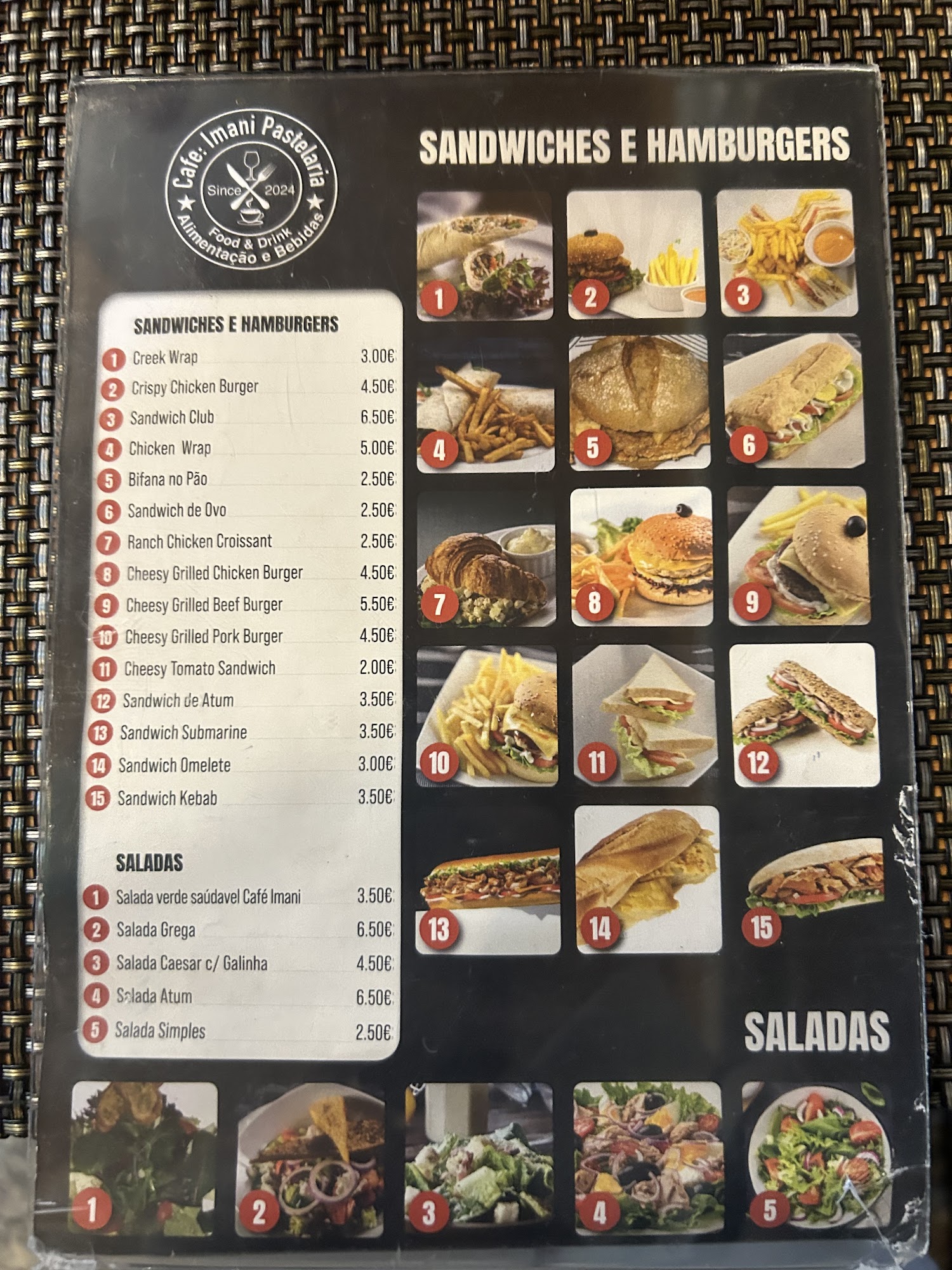 d'Ablos Menu
