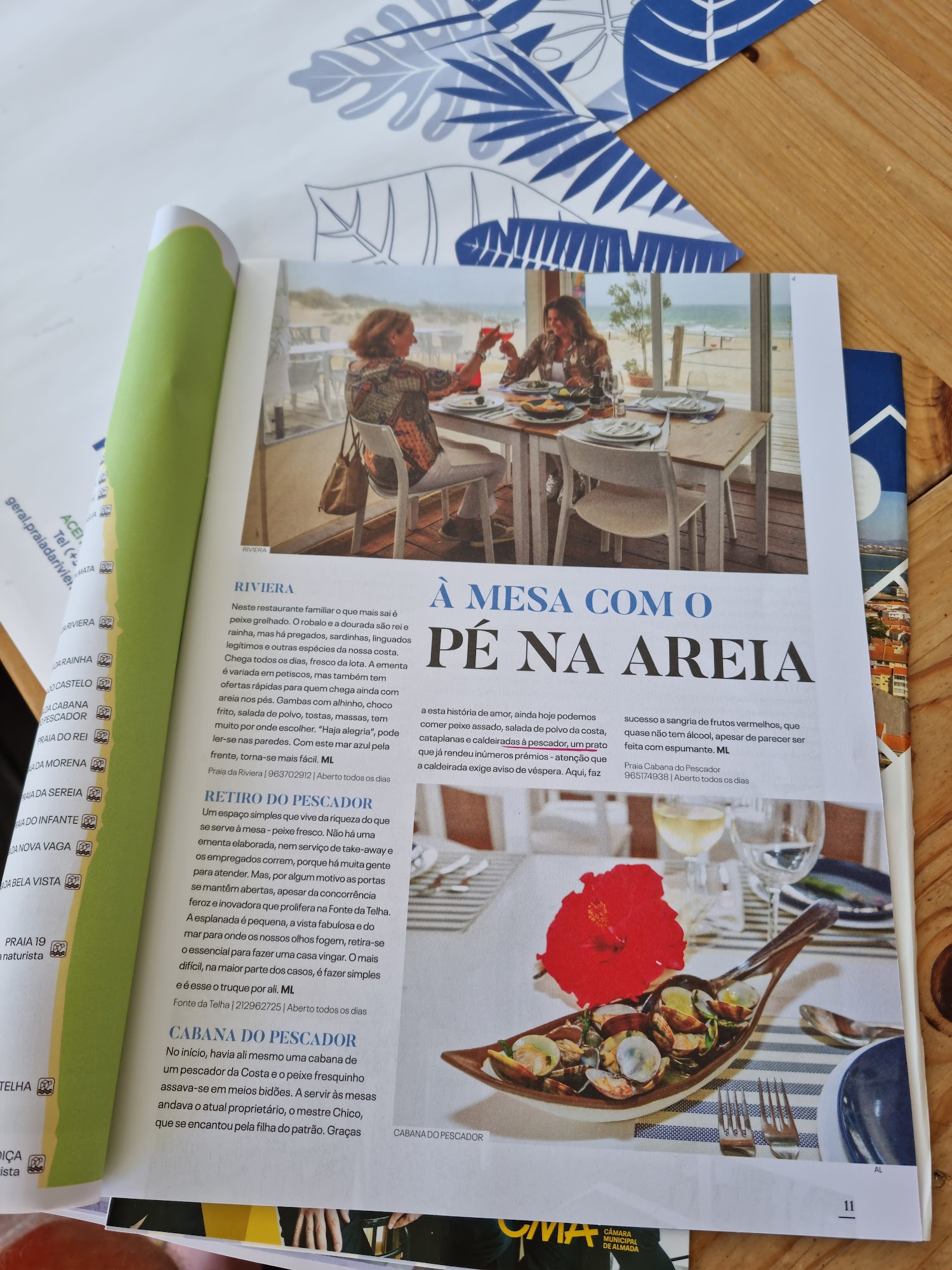 Restaurante - Bar Praia da Riviera (Riviera) Menu