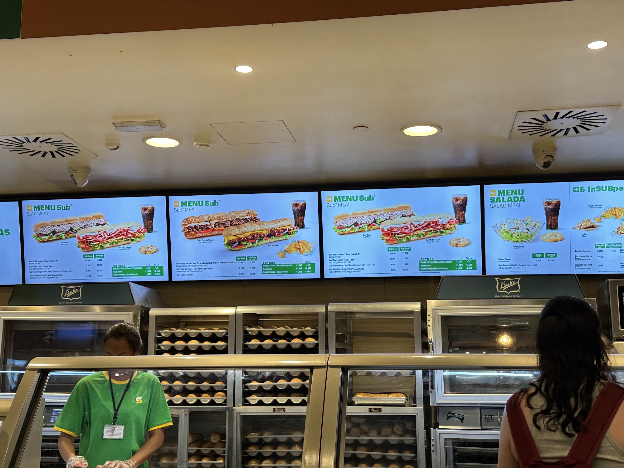 Subway Menu