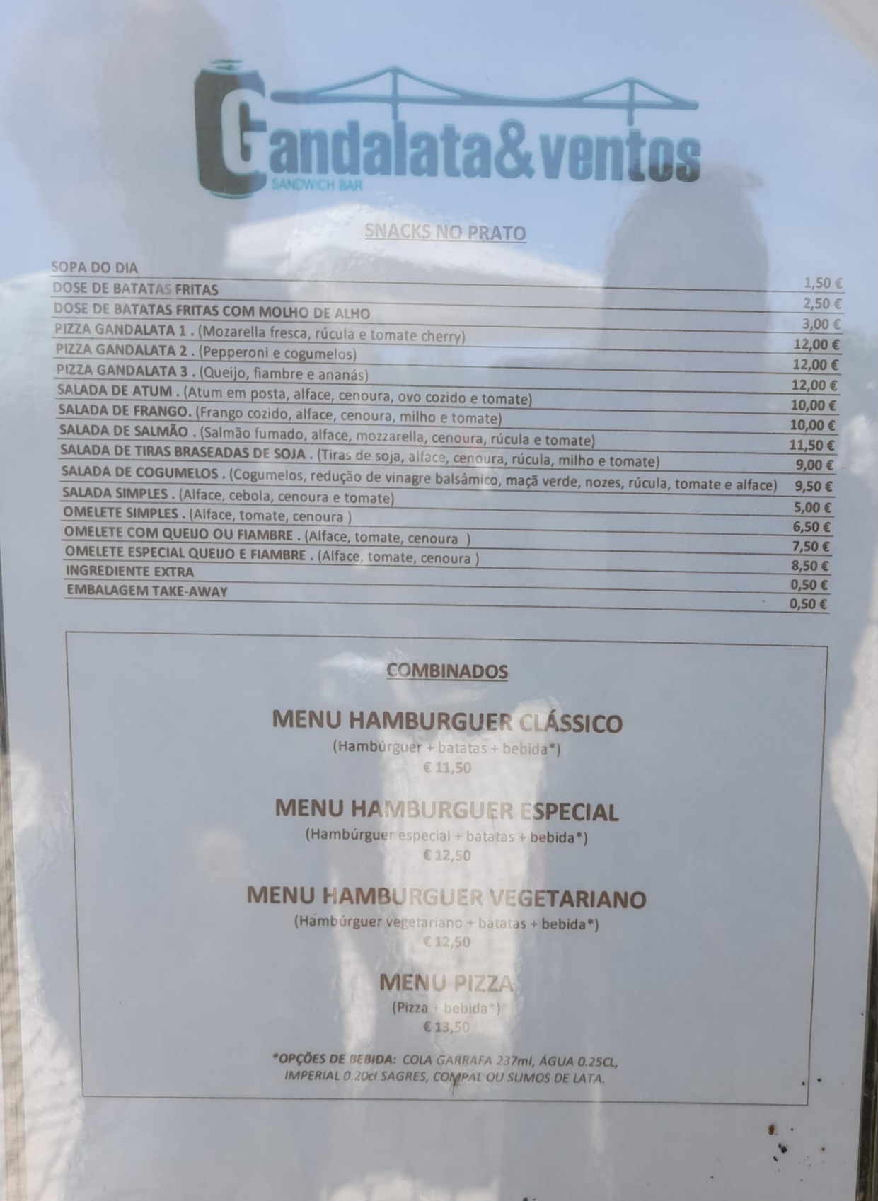 Gandalata Menu