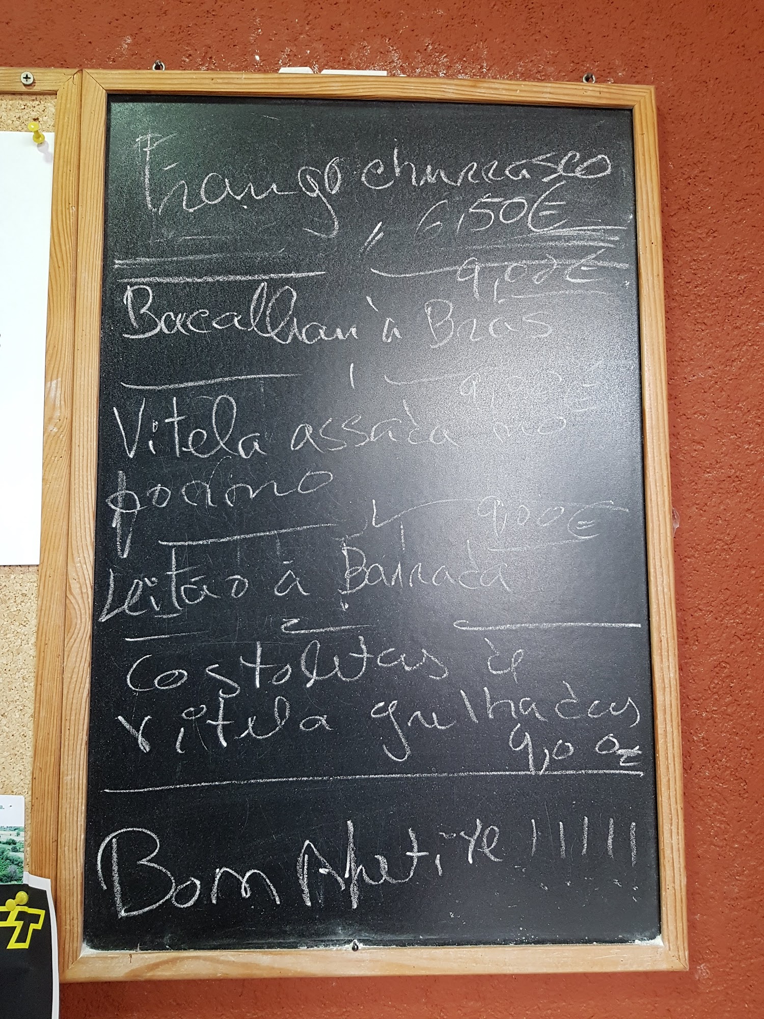 Pito na Brasa Menu