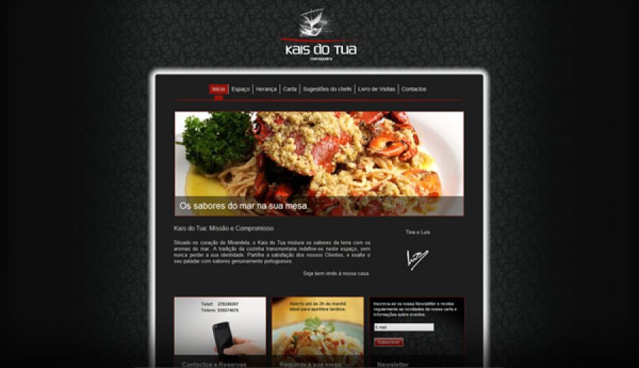 Kais do Tua Marisqueira Menu