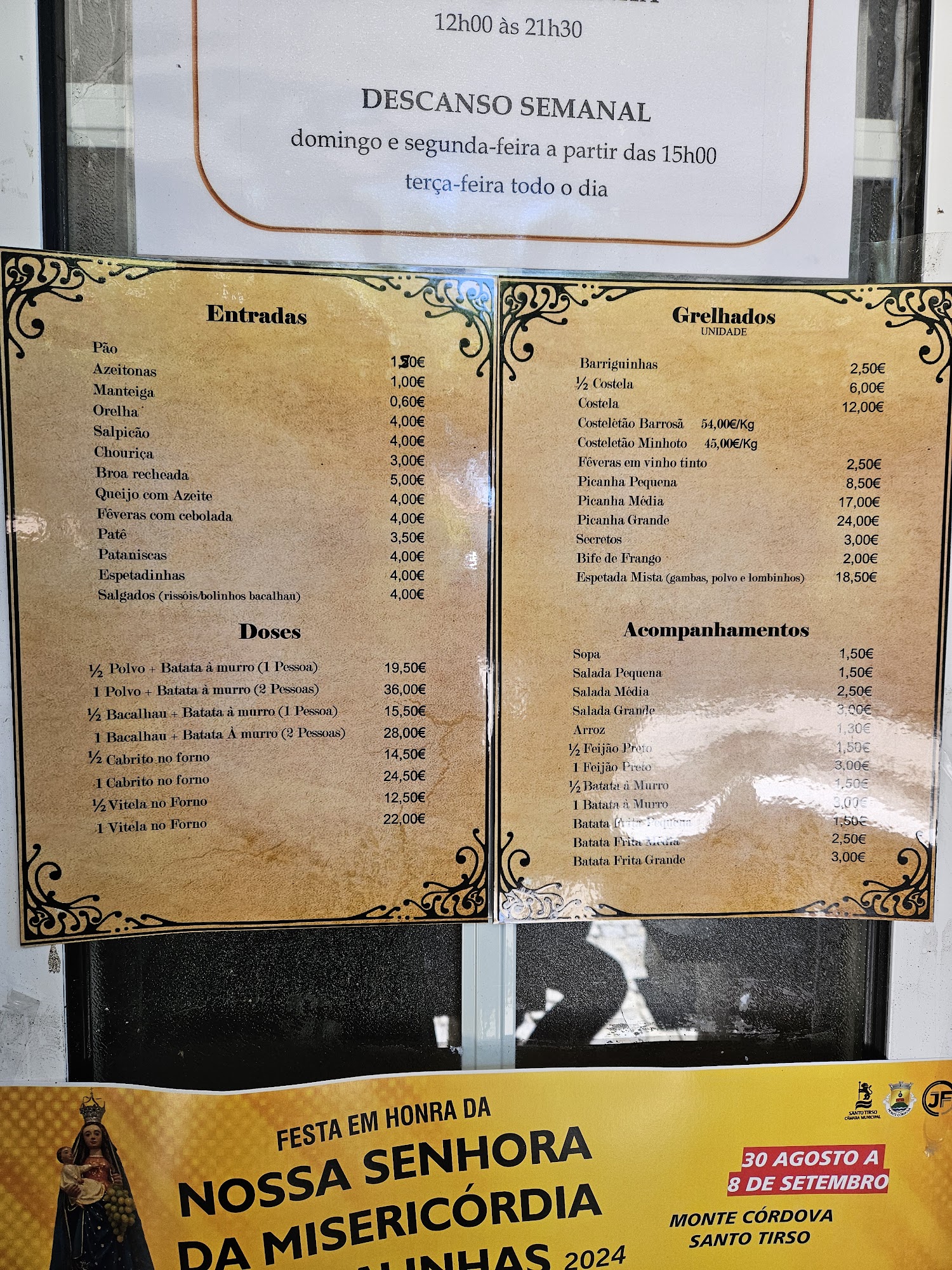 Lazer sampaio restaurante Menu