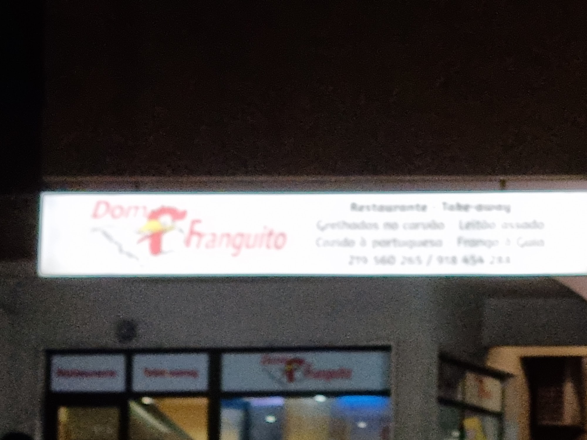 Churrasqueira Restaurante Dom Franguito Menu