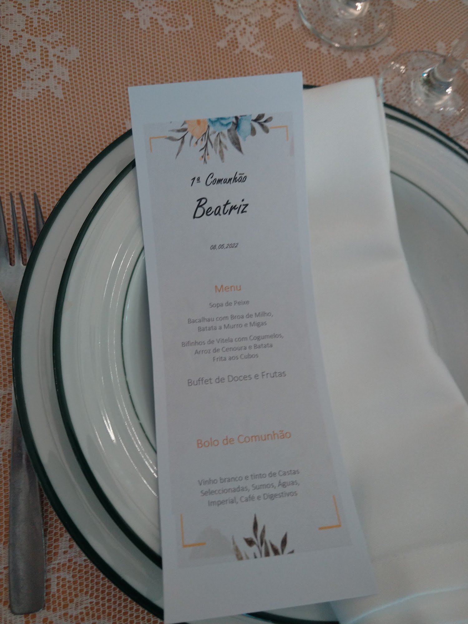 Gato Preto & Quinta das Acácias Menu