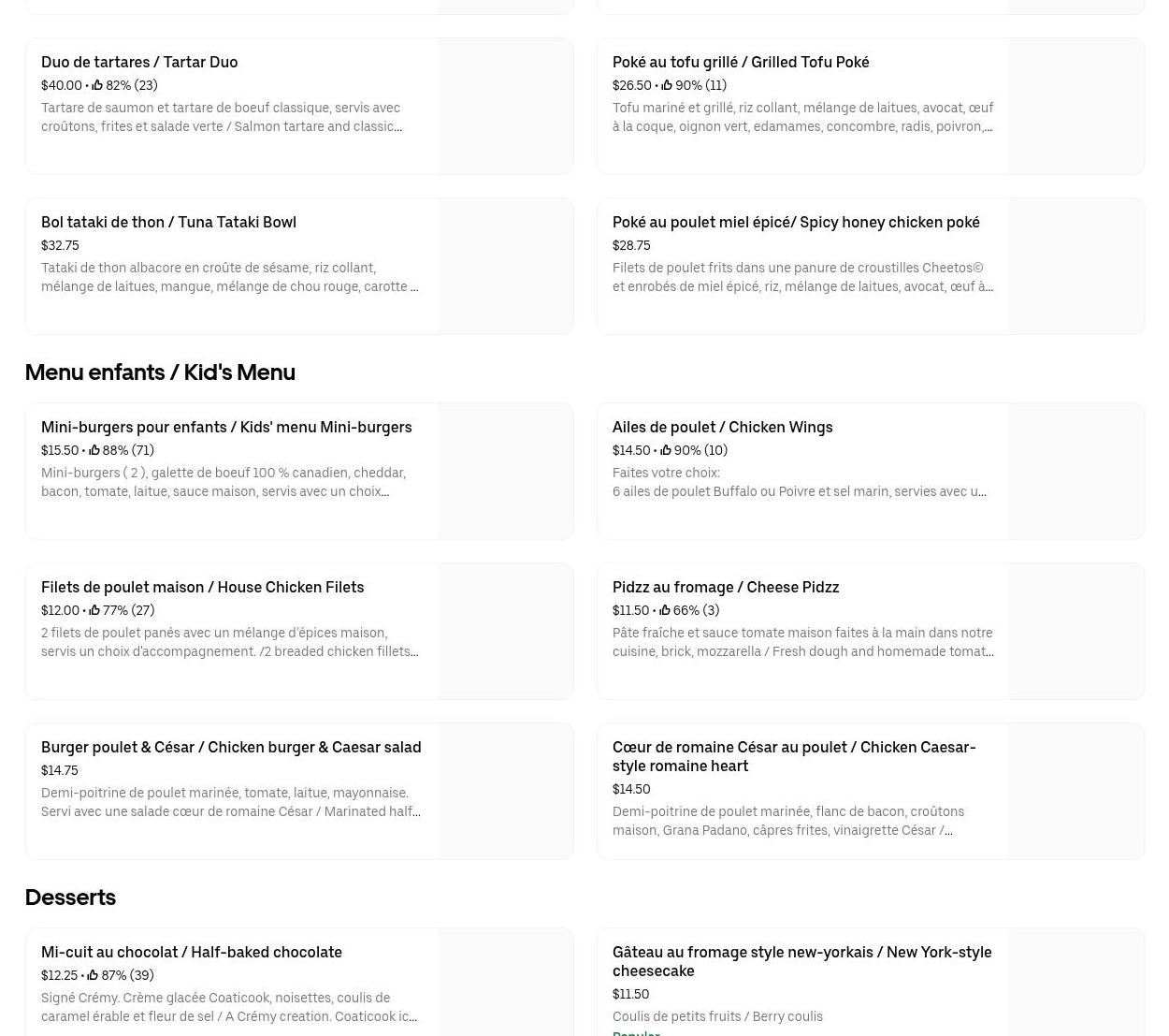 St Raymond Fish Aad Chips Menu