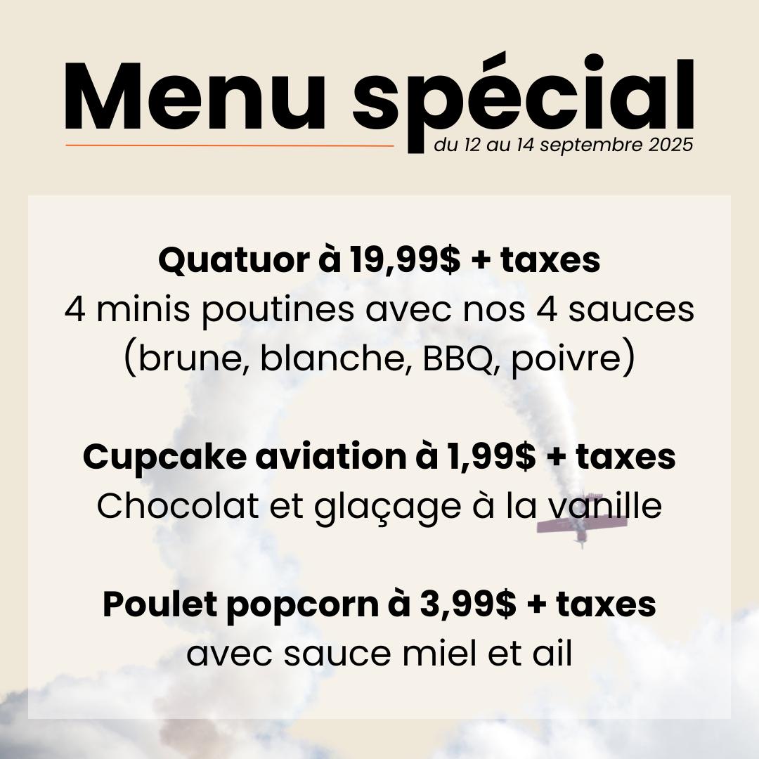 Trappe a fromage Menu