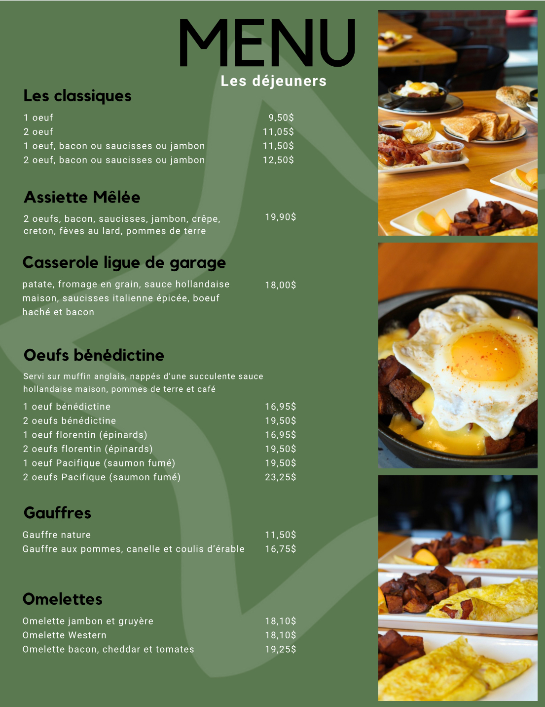 Le Pêle Mêle Pub - Agora Menu