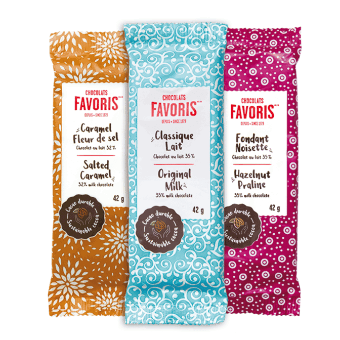 Chocolats Favoris Menu