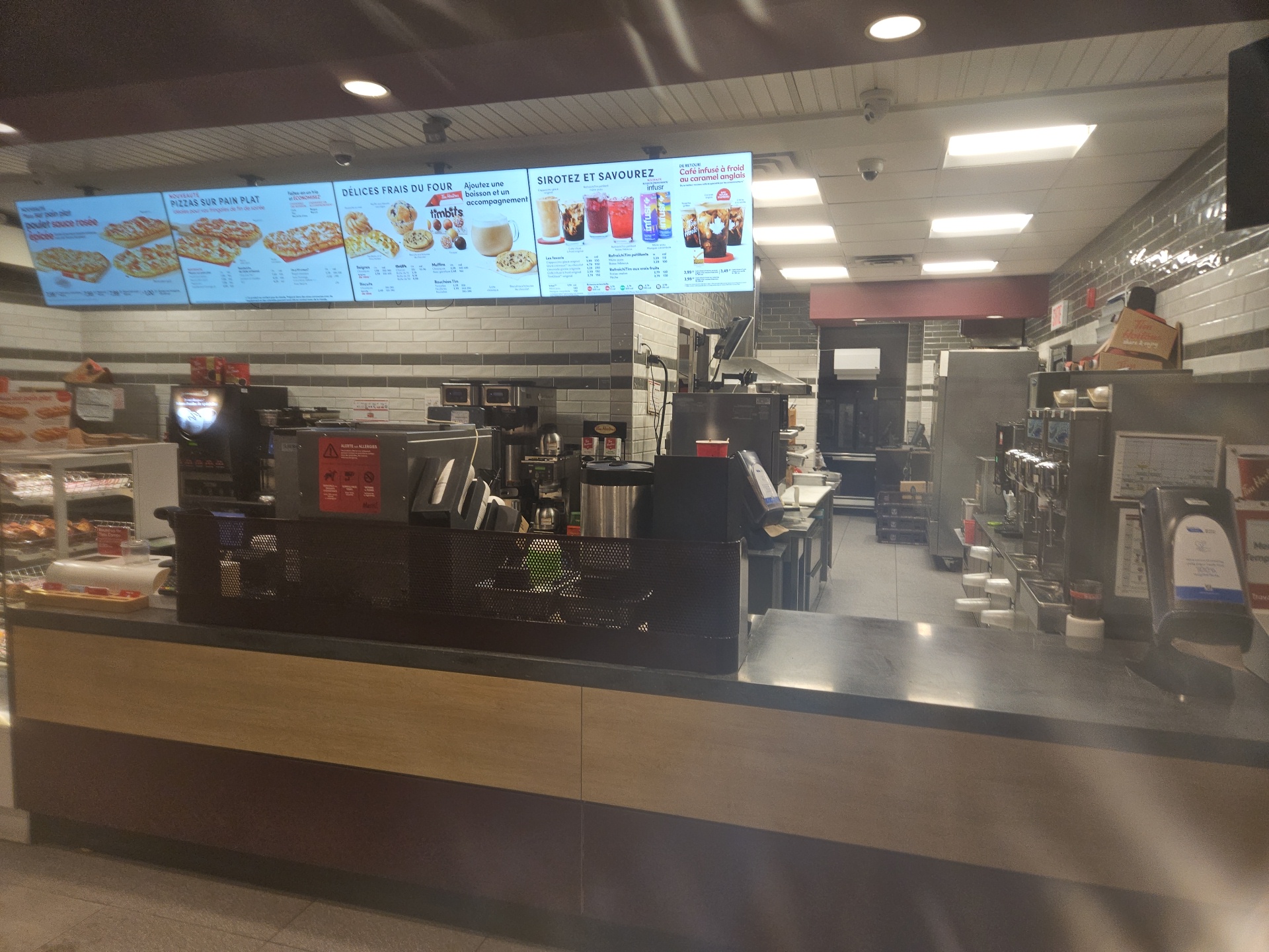 Tim Hortons Menu