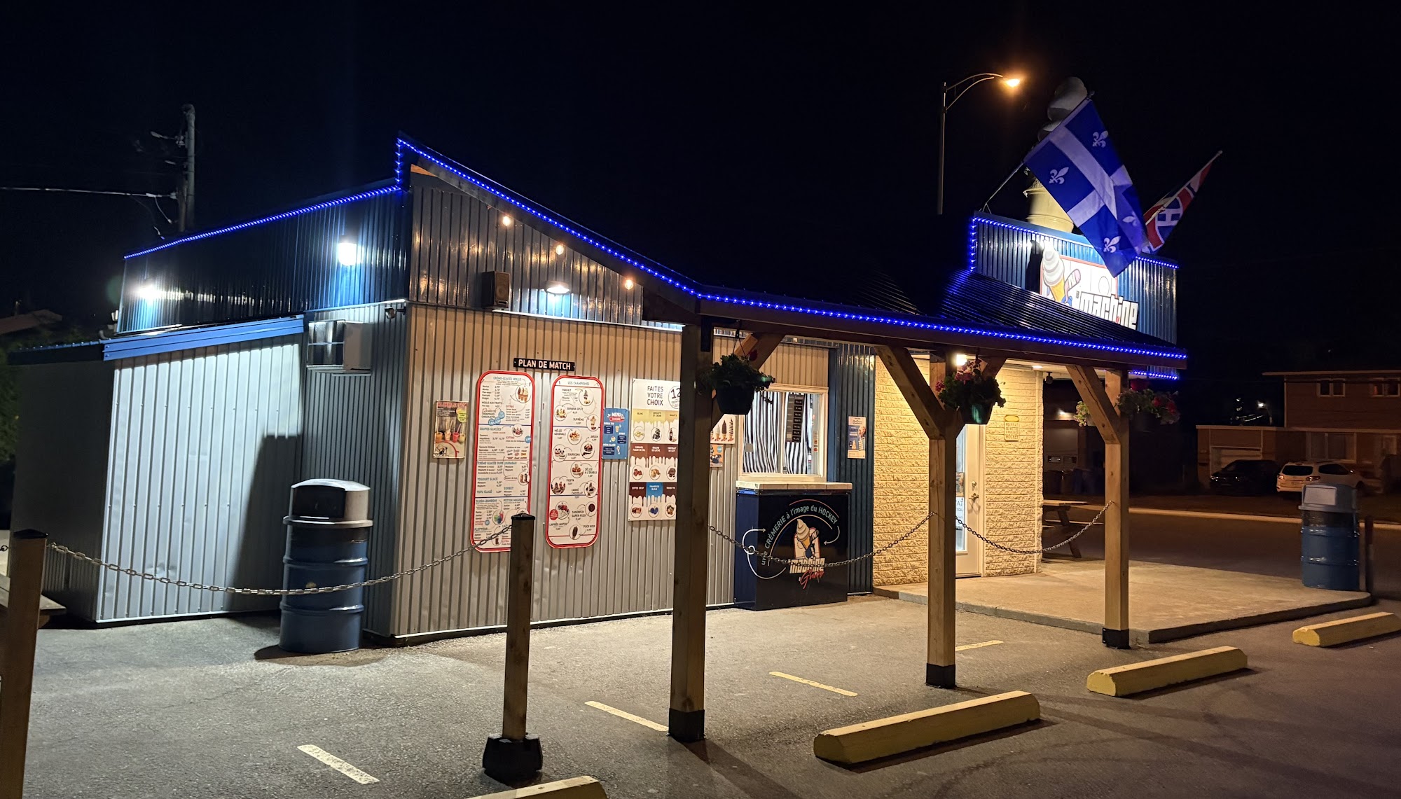 La Machine à Glace Inc Menu