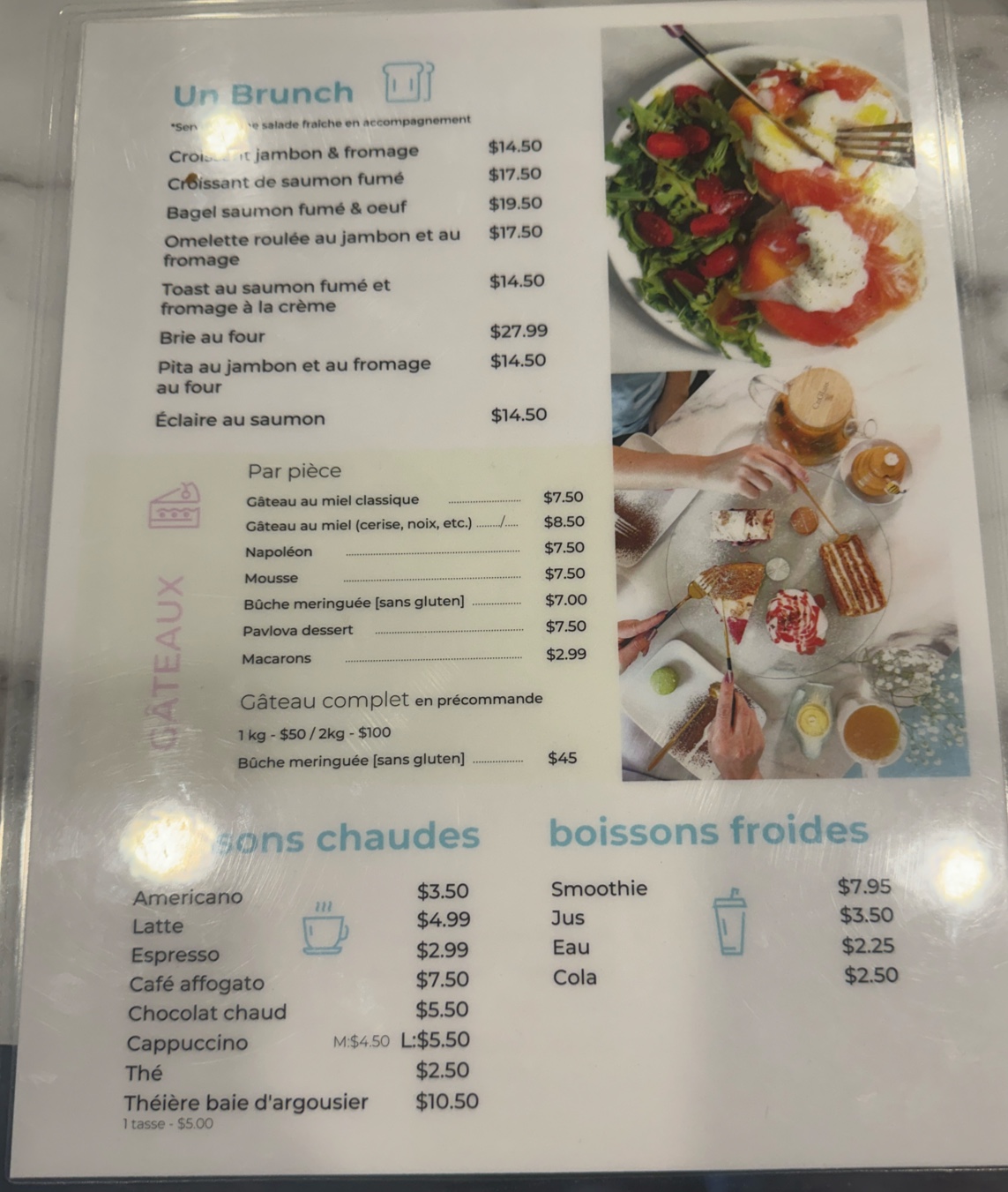 LiMon Pâtisserie Powered by Katy's Cake Montreal Menu