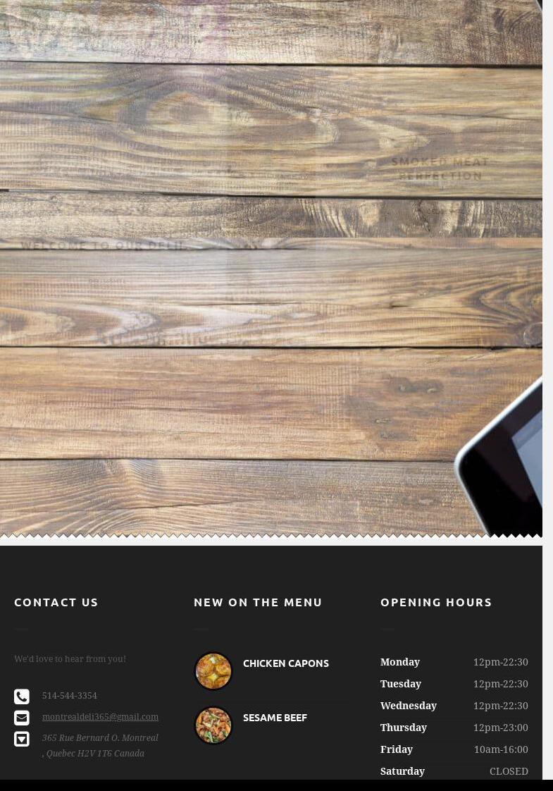 DELI 365 EXPRESS Menu