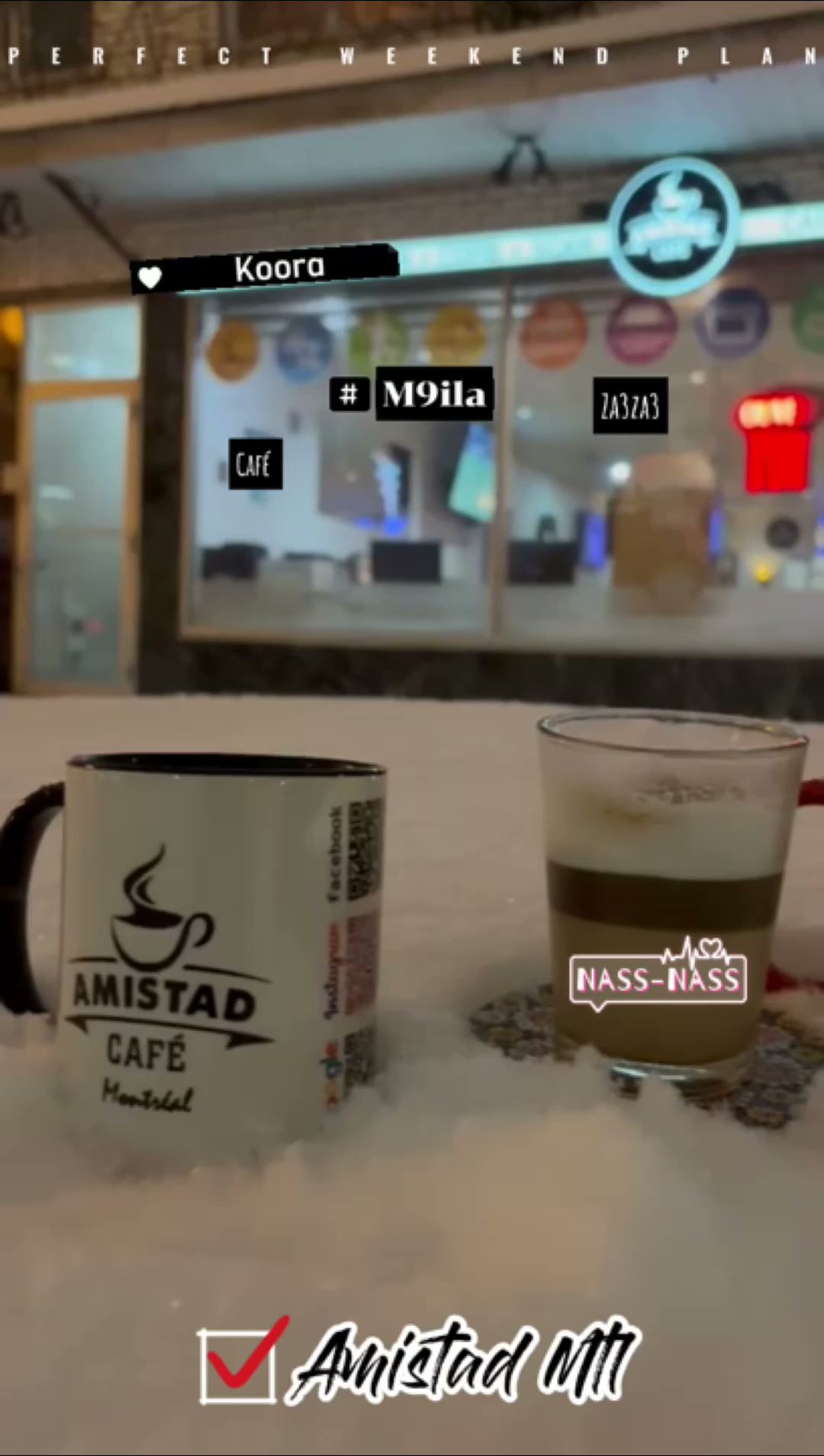 Cybercafé Amistad Menu