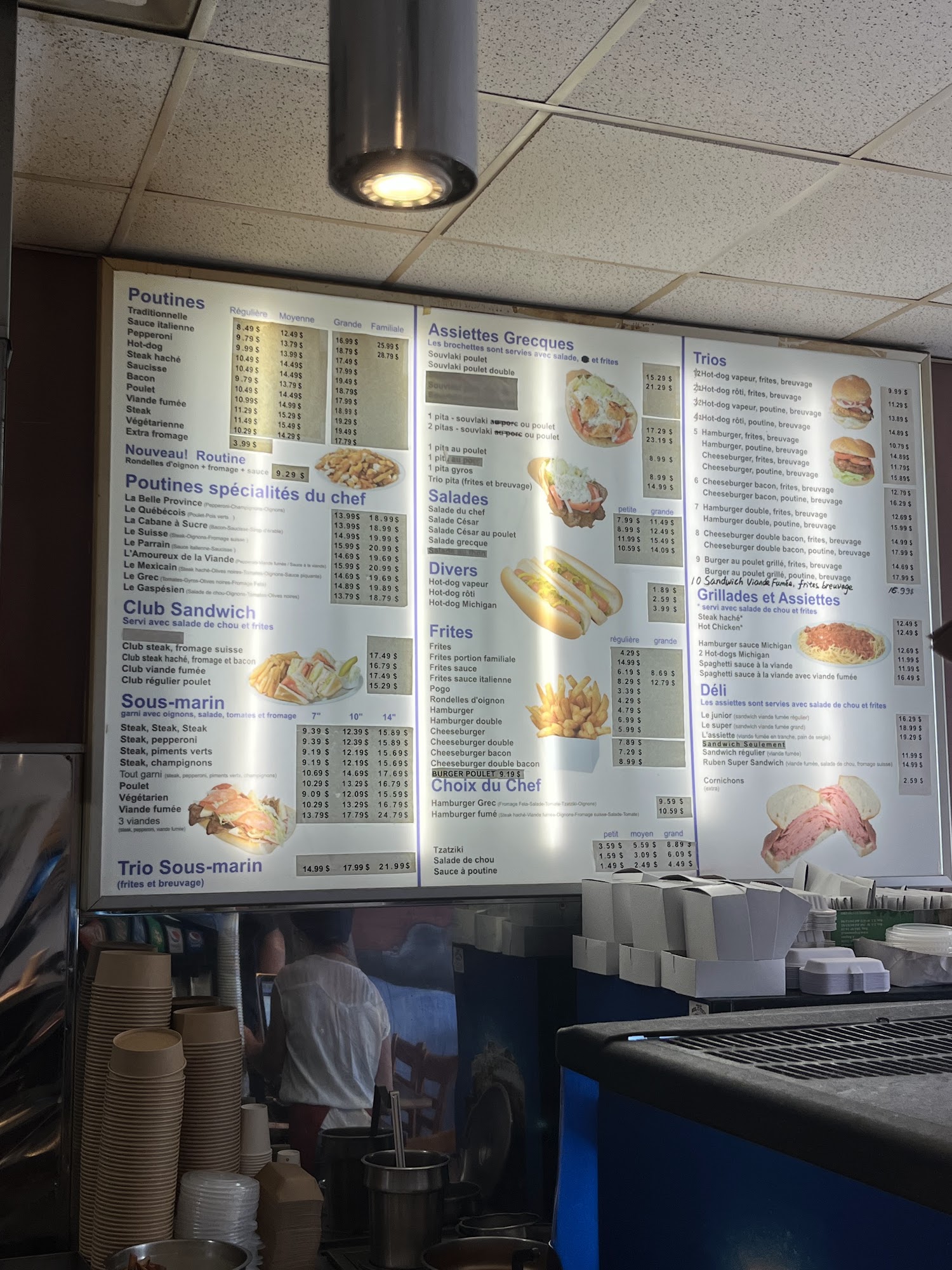 RESTAURANT LA BELLE PROVINCE Menu