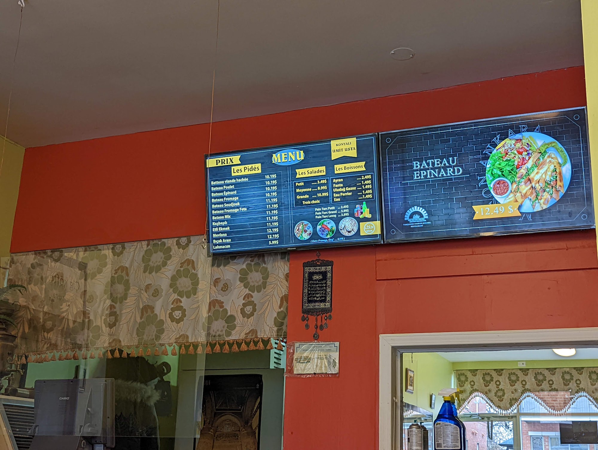 Turquoise Maison Ankara Menu