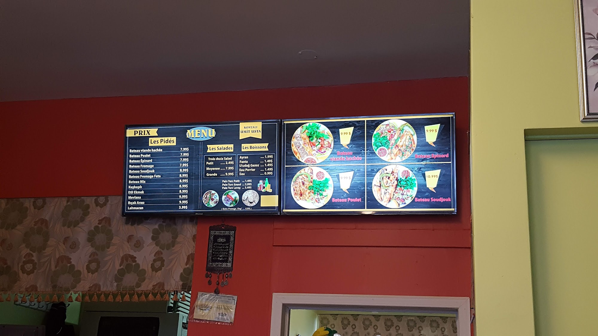 Turquoise Maison Ankara Menu