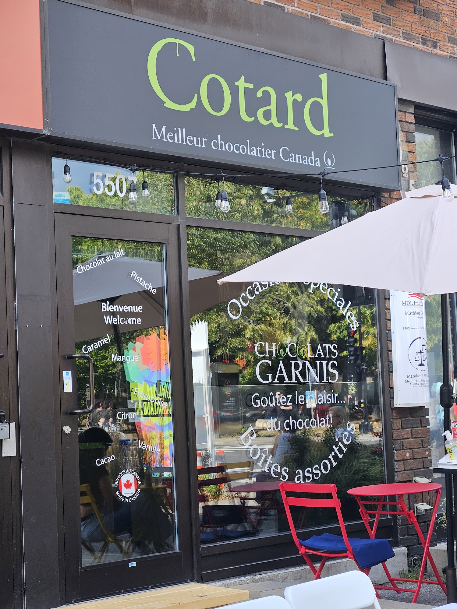 Cotard meilleur chocolatier Canada Montreal