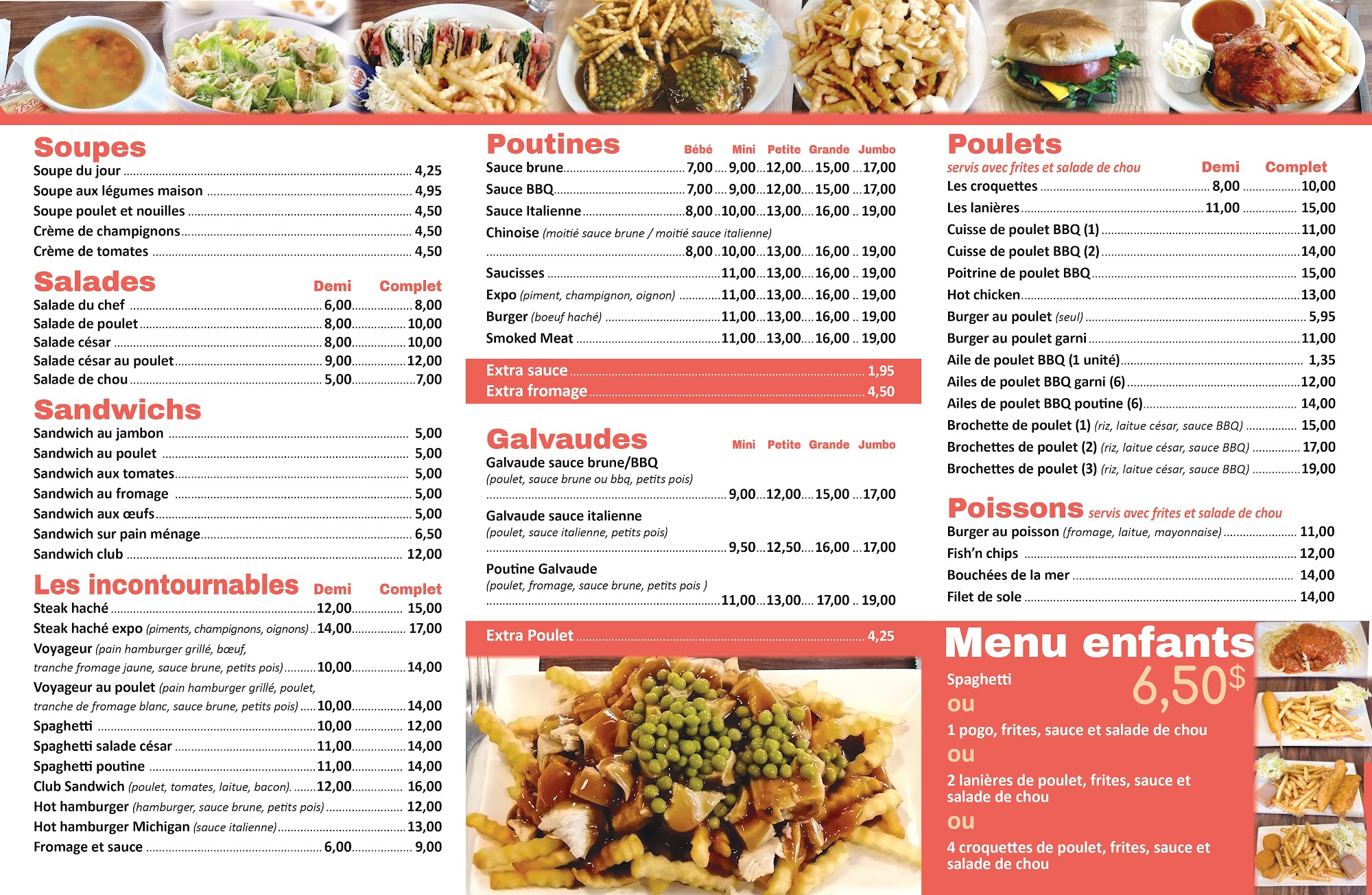 Restaurant Lydia Menu