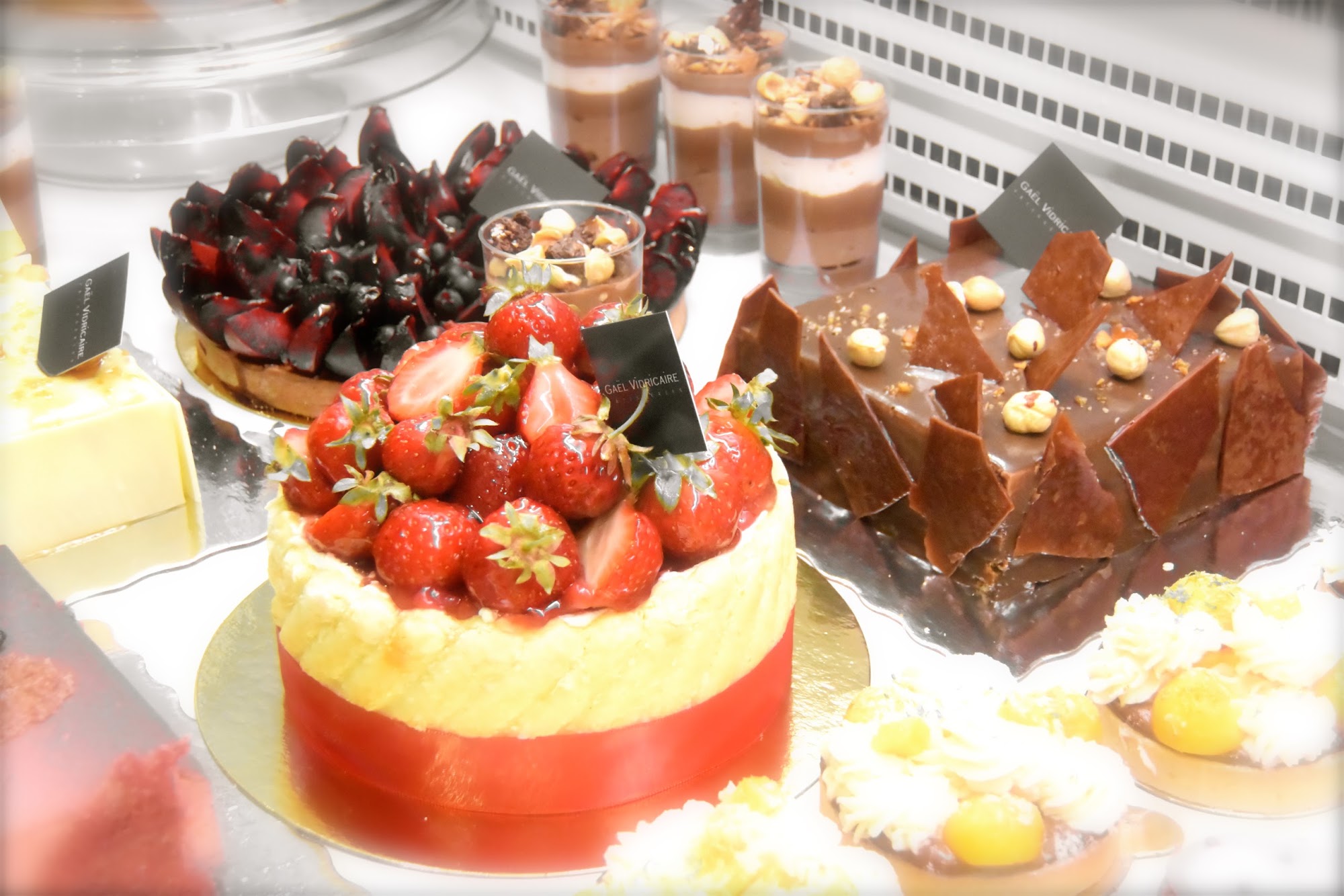 Gaël Vidricaire pâtisseries Menu
