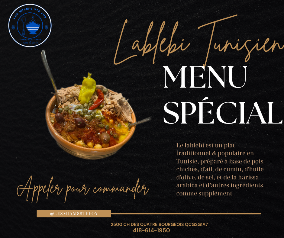 les miam's Ste-Foy Menu