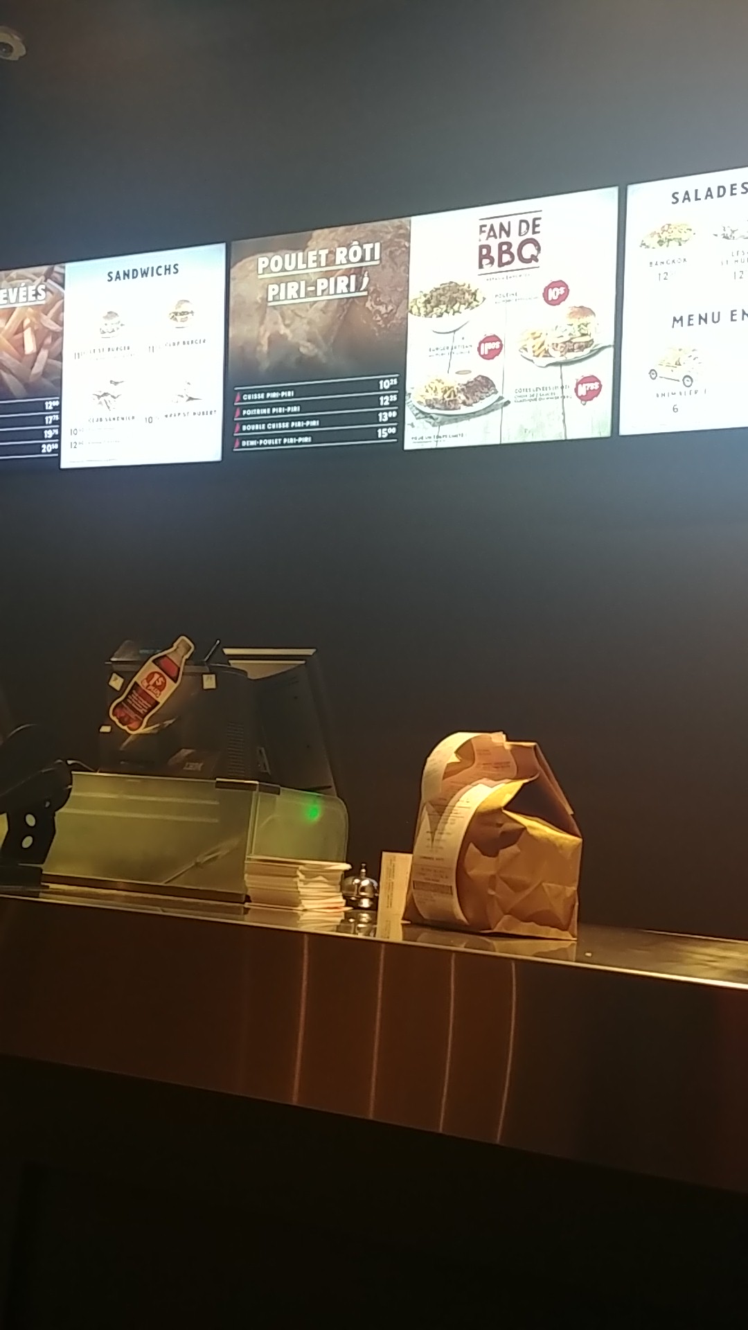 Rôtisserie St-Hubert Menu