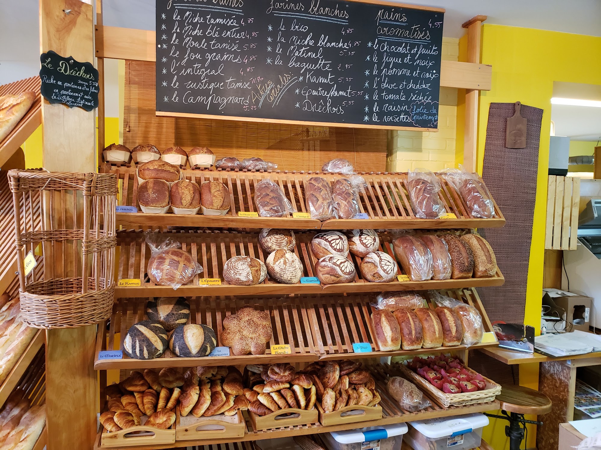 Boulangerie Folles Farines Menu