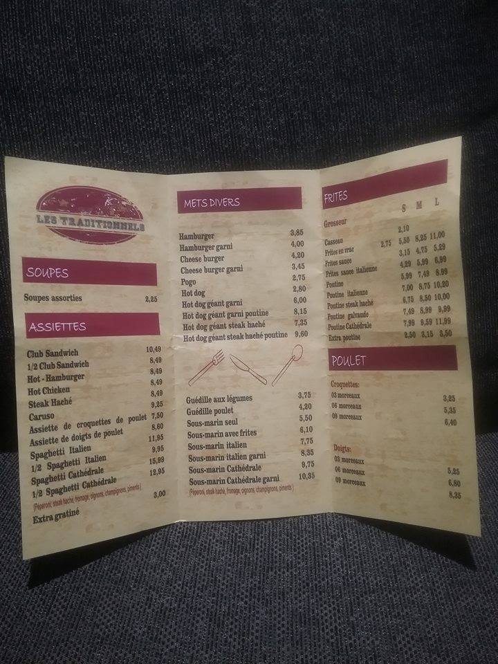 L’EXPRESS Menu