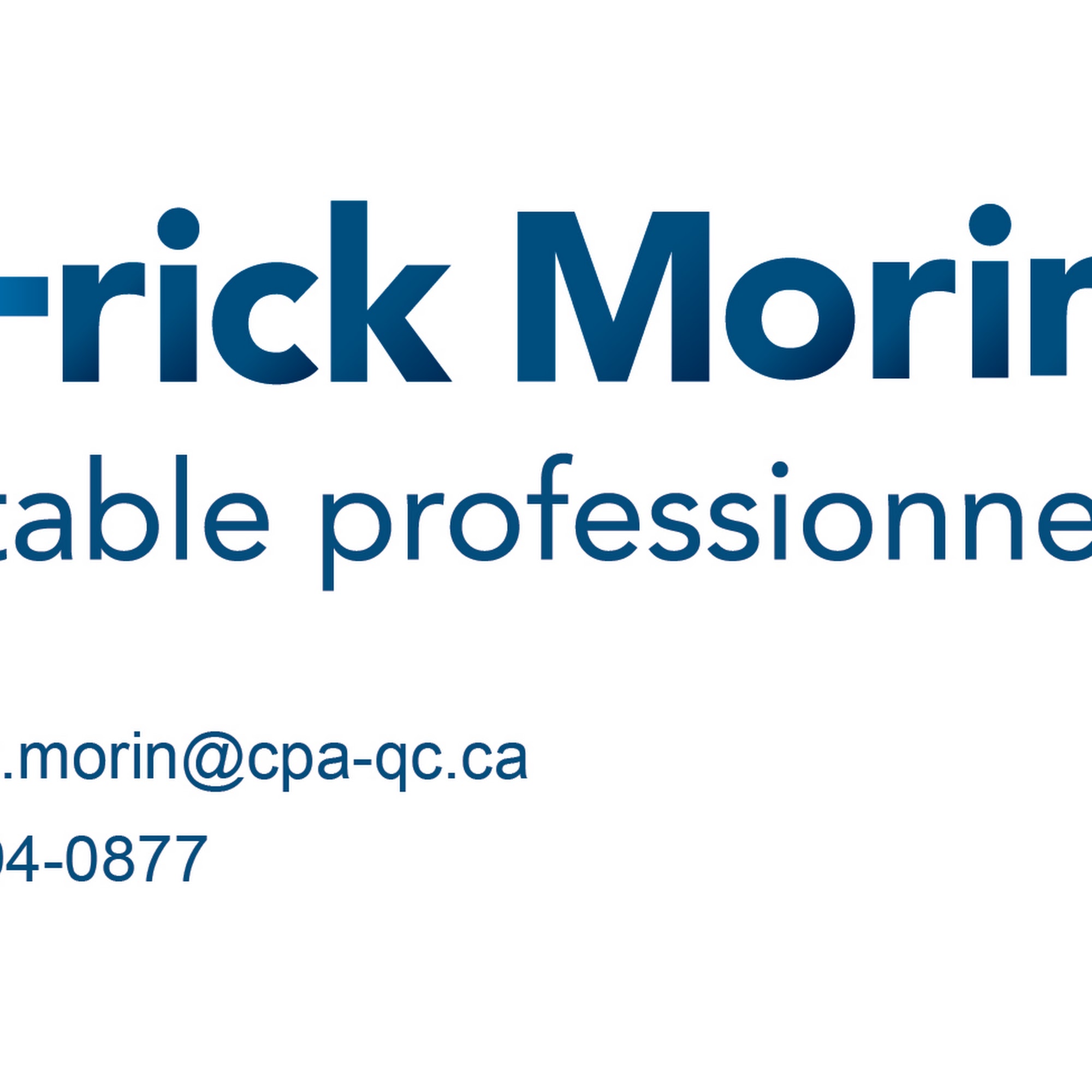 Patrick Morin, CPA