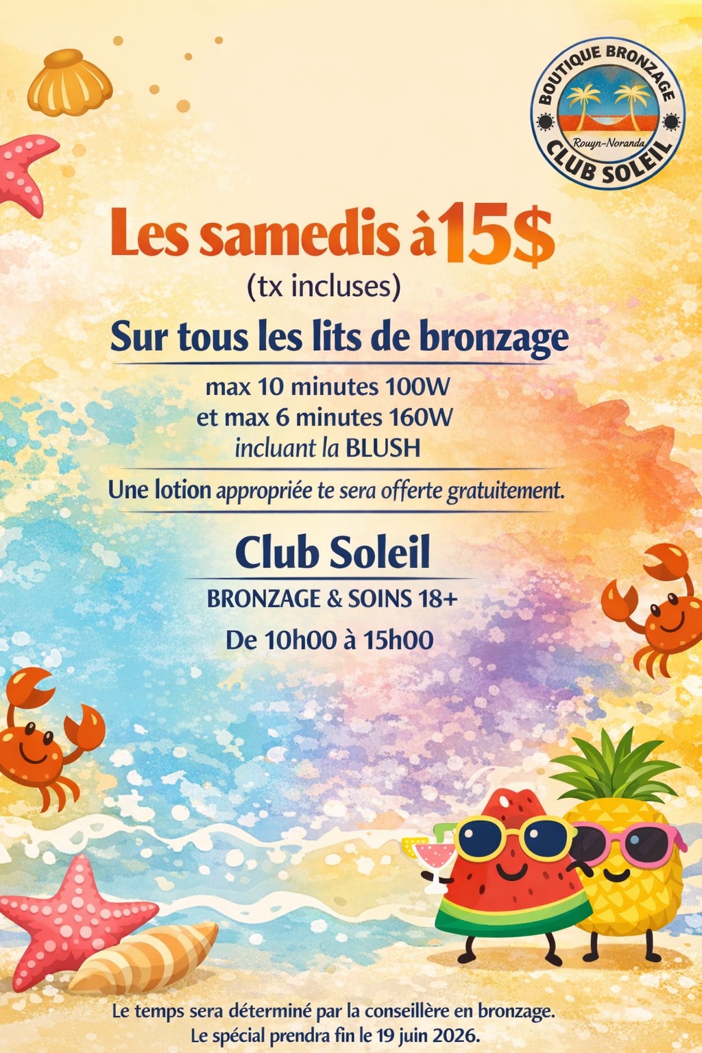 Bronzage Club Soleil