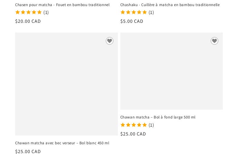 Maître du thé Menu