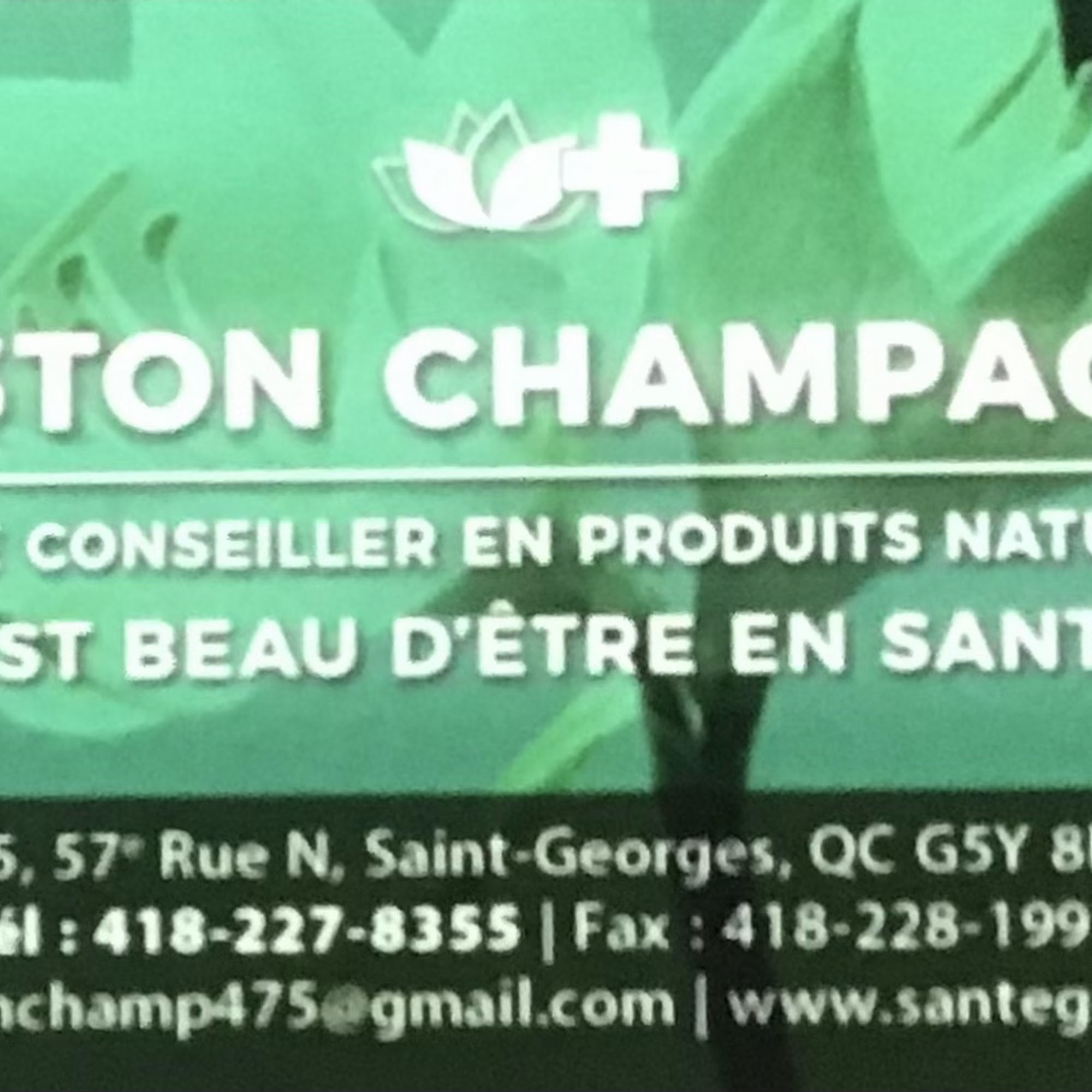 Gaston Champagne pharmacien Saint-Georges
