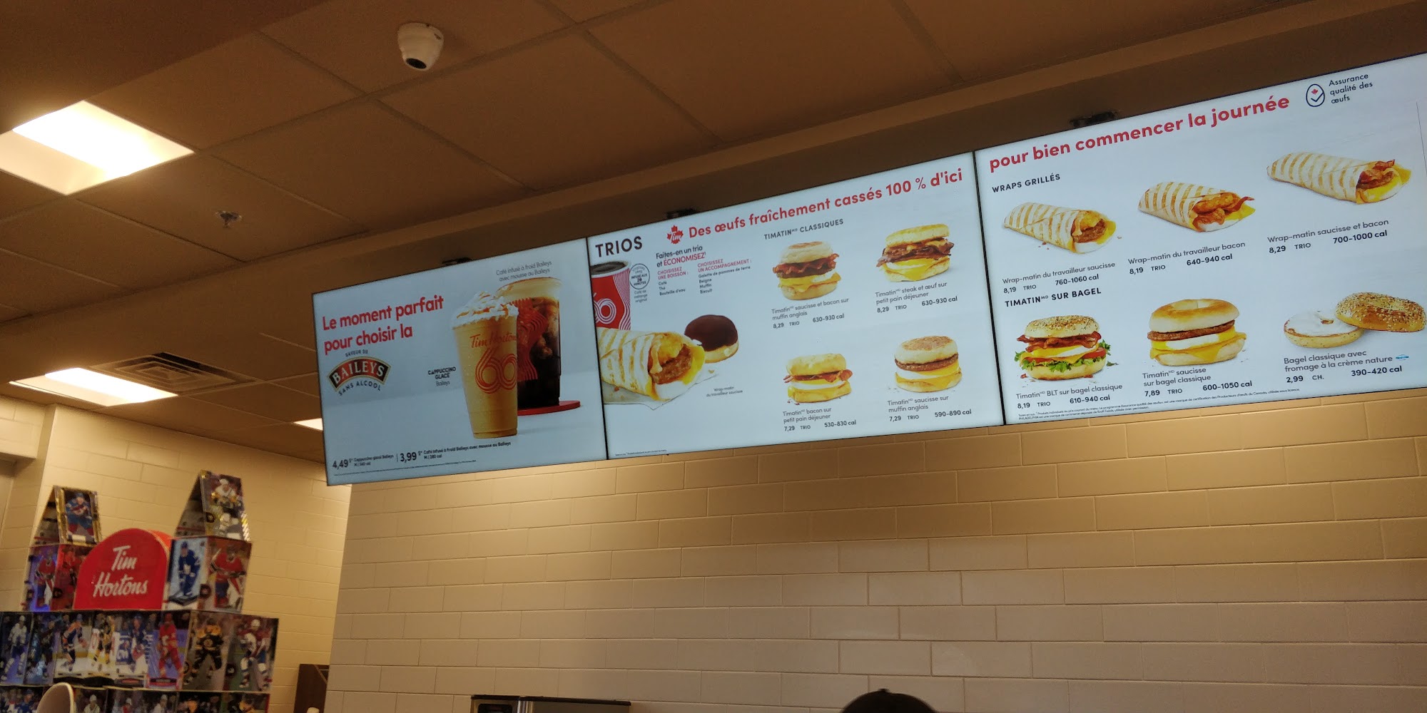 Tim Hortons Menu