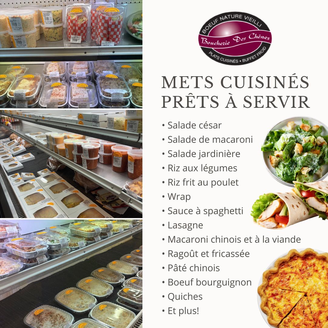 Boucherie Des Chenes Menu