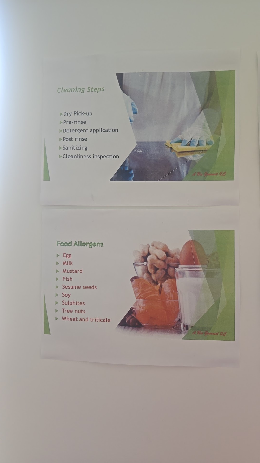 A Bis Gourmet Québec Menu