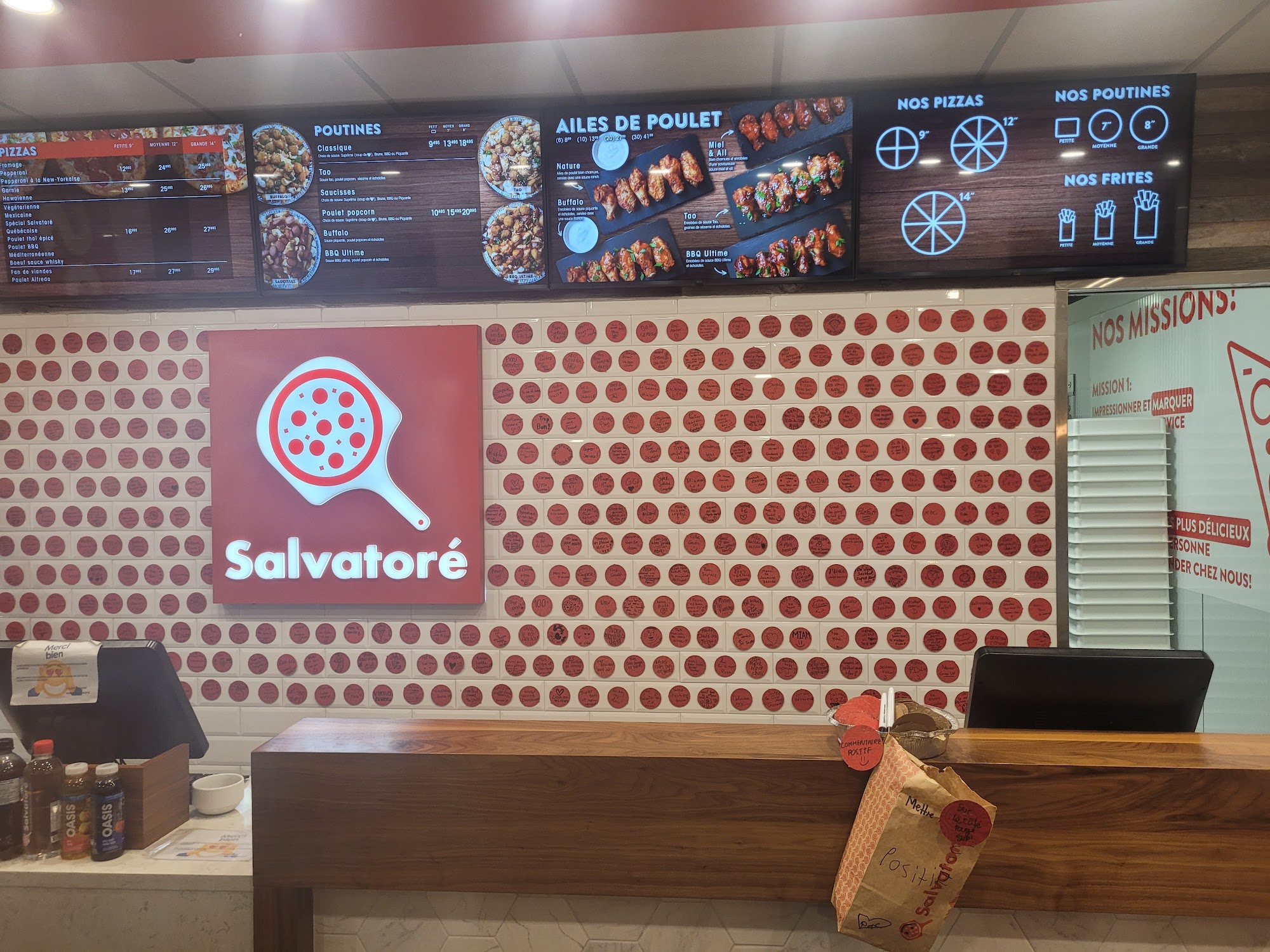 Pizza salvatoré Menu