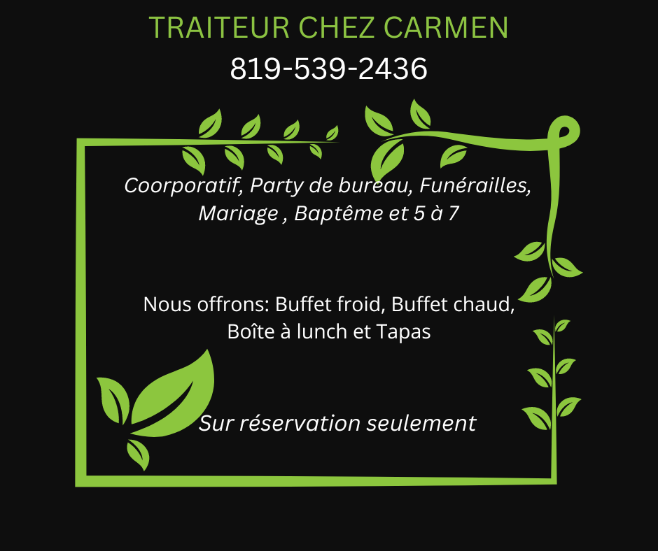 Restaurant Chez Carmen Menu