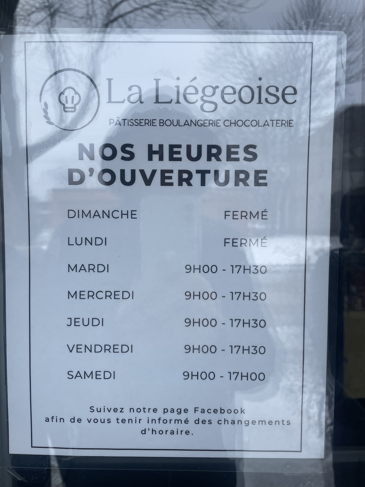 La Liégeoise Menu