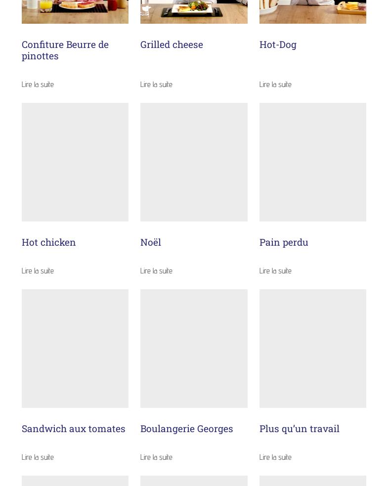 Boulangerie Georges Inc Menu