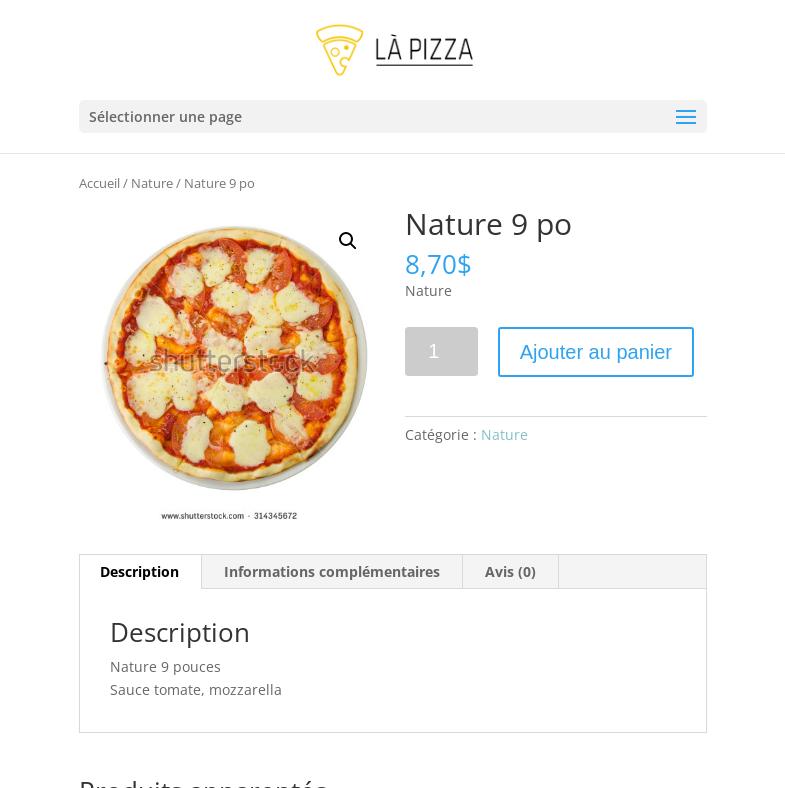 Là Pizza 2.0 inc Menu