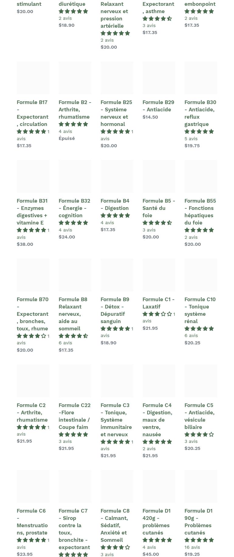 Herbages Normex Menu