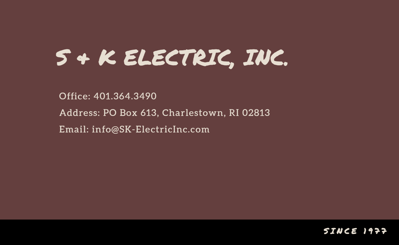 S & K Electric Inc