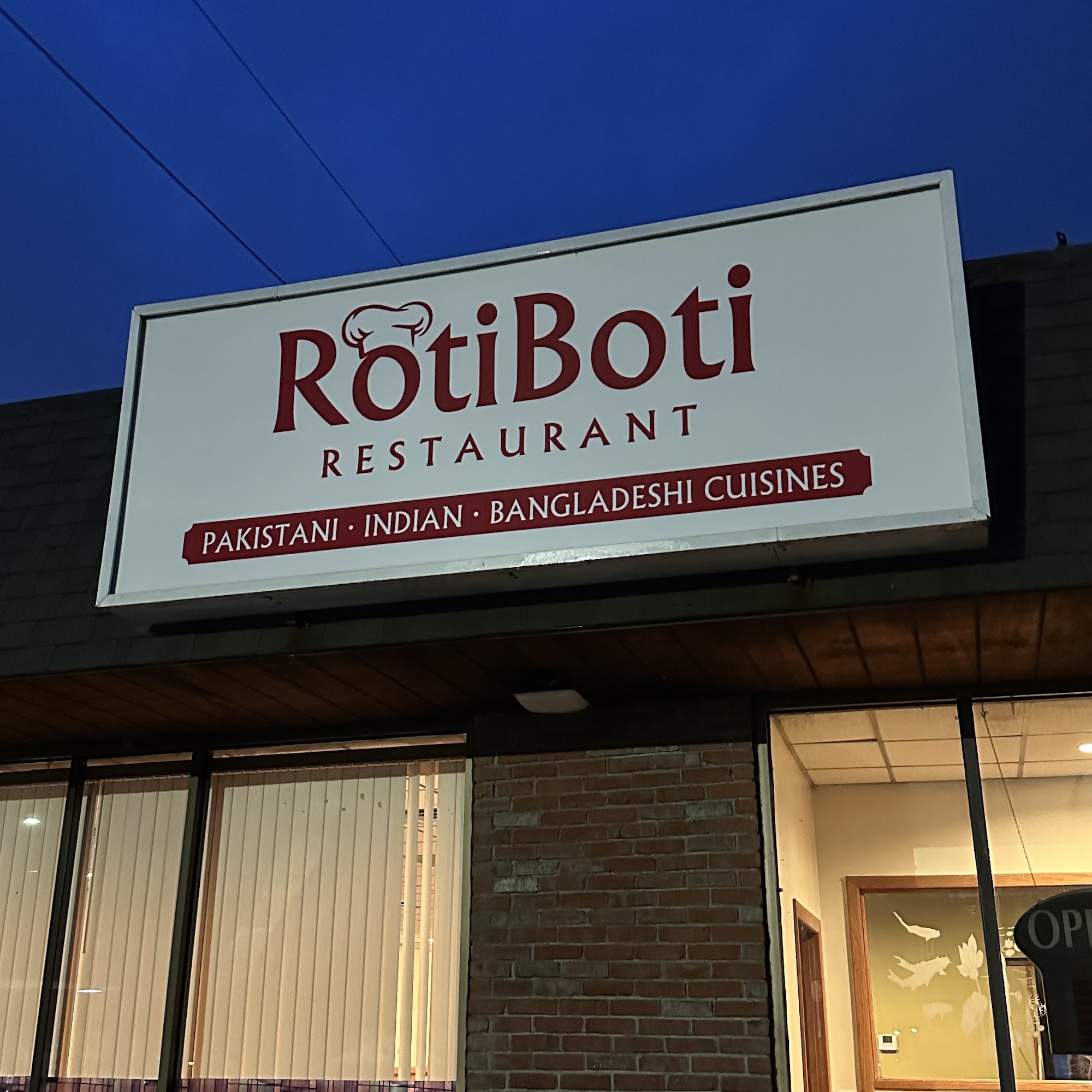 Roti Boti Restaurant 100 George Waterman Rd, Johnston
