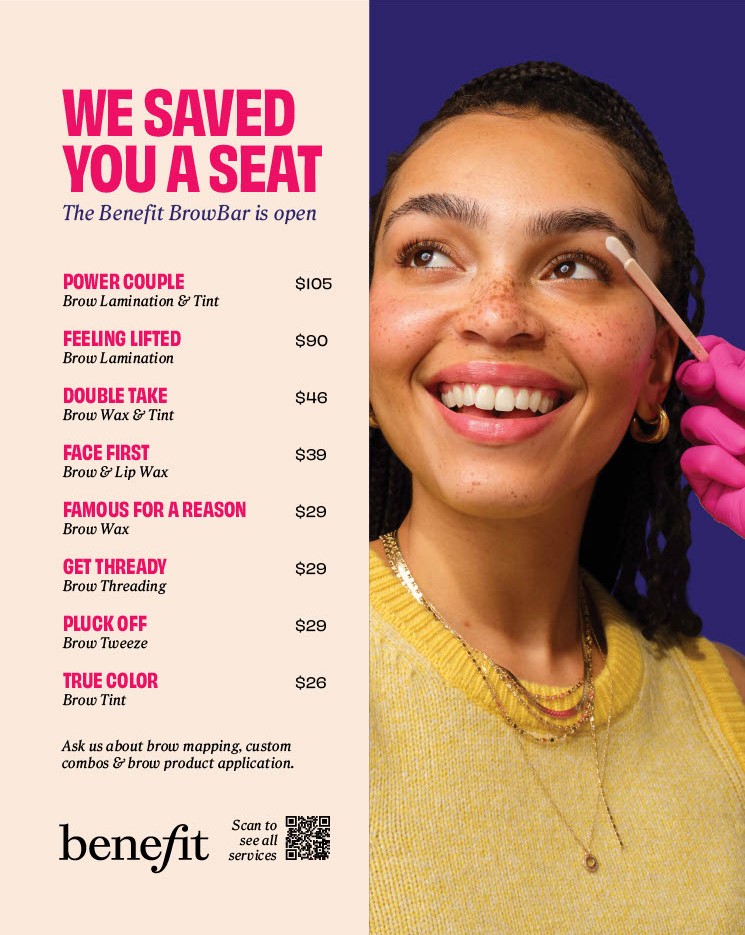 Benefit Cosmetics BrowBar 1307 W Main Rd space 6b, Middletown Rhode Island 02842