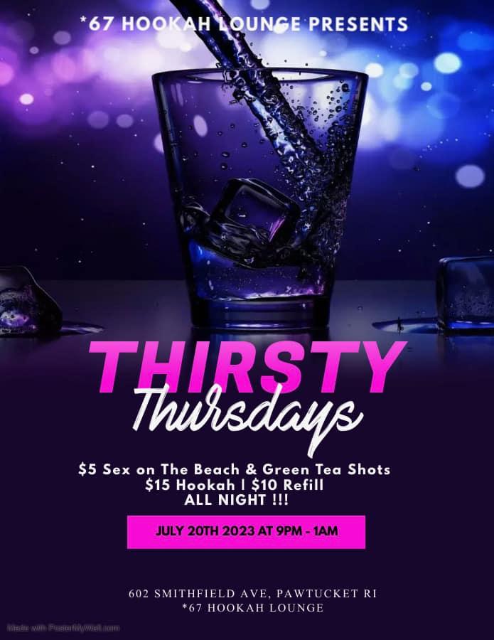 *67 Hookah Lounge Menu