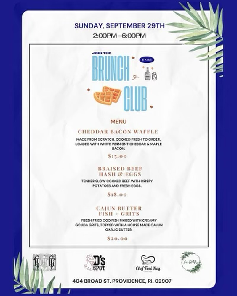 Ds spot Broad street Menu