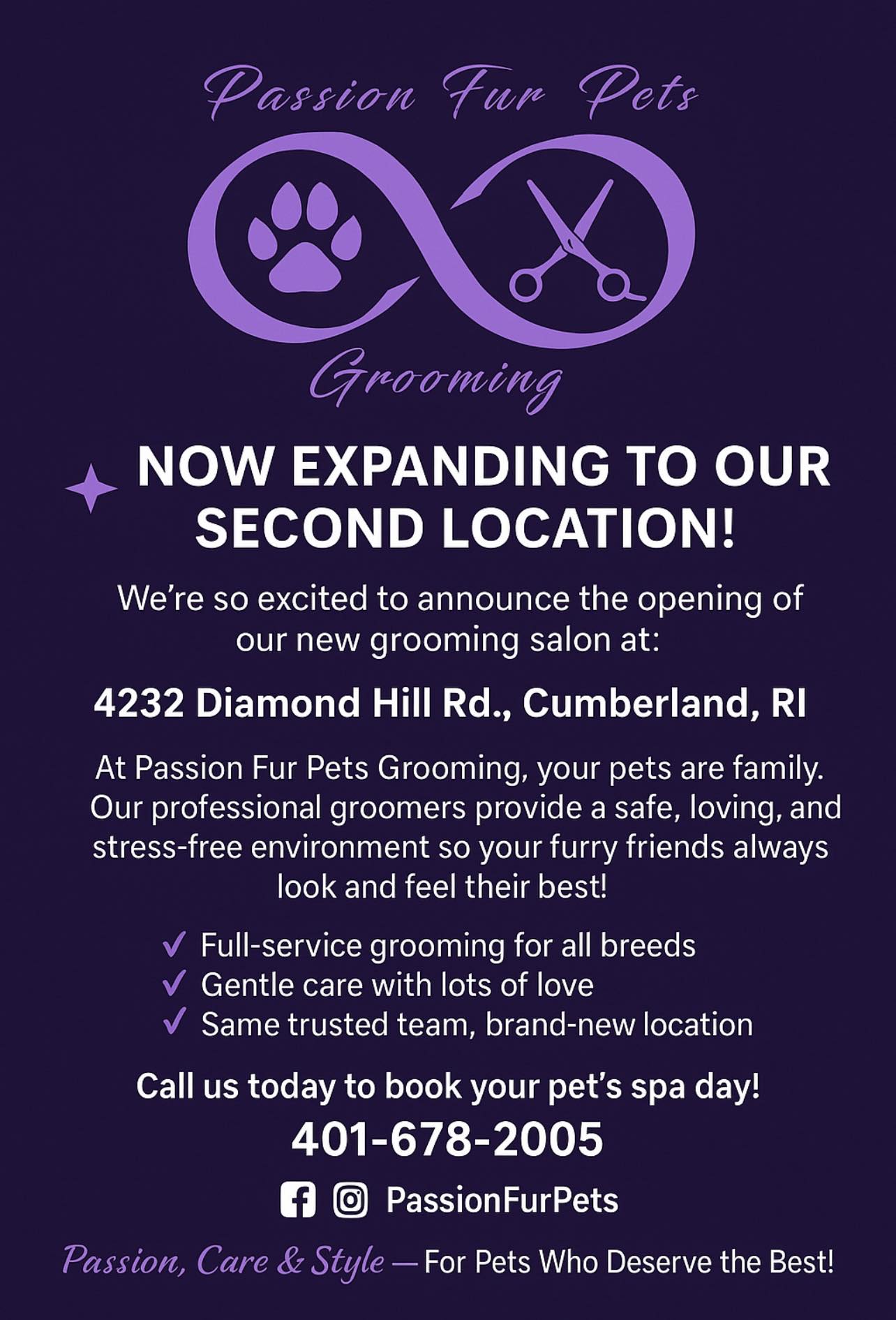 Passion Fur Pets Grooming West Warwick